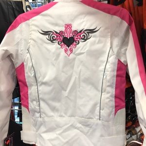 Ladies textile bikers jackets